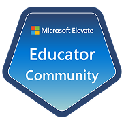Microsoft Elevate Educator Community badge